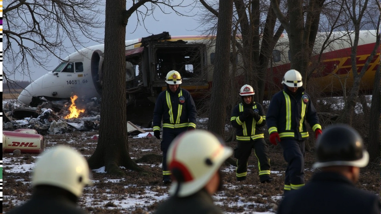 Havárie DHL nákladního letadla: Možné zapojení ruské sabotáže