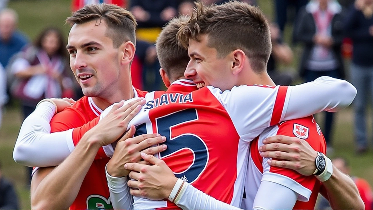 Slavia Praha dominuje v Benátkách nad Jizerou: Výrazná výhra 4:1