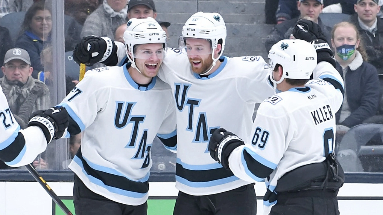 První hattrick Haytona v NHL přesto neodvrátil prohru Utah Hockey Clubu