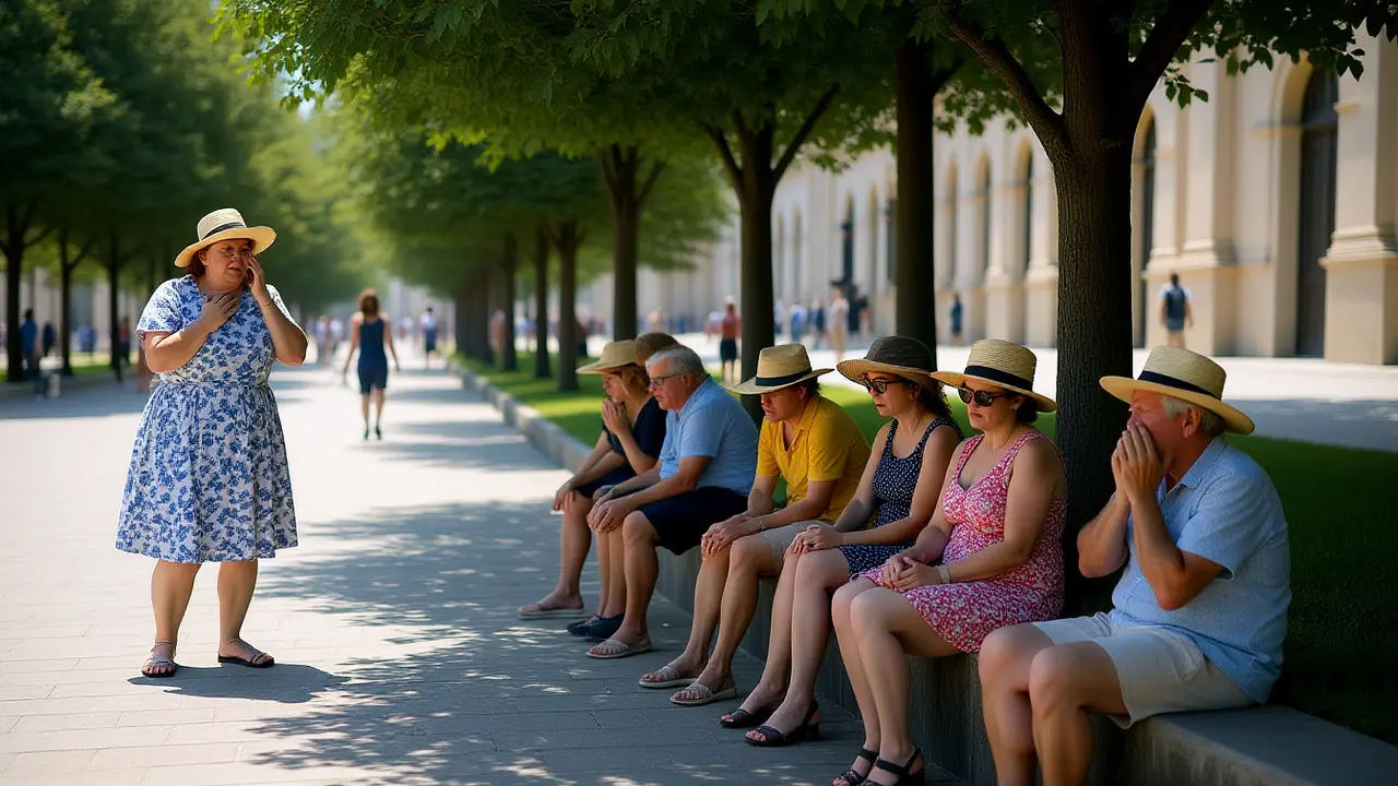 Hanu zmáčkne žár. Teploty až 39 °C a hrozba rekordů